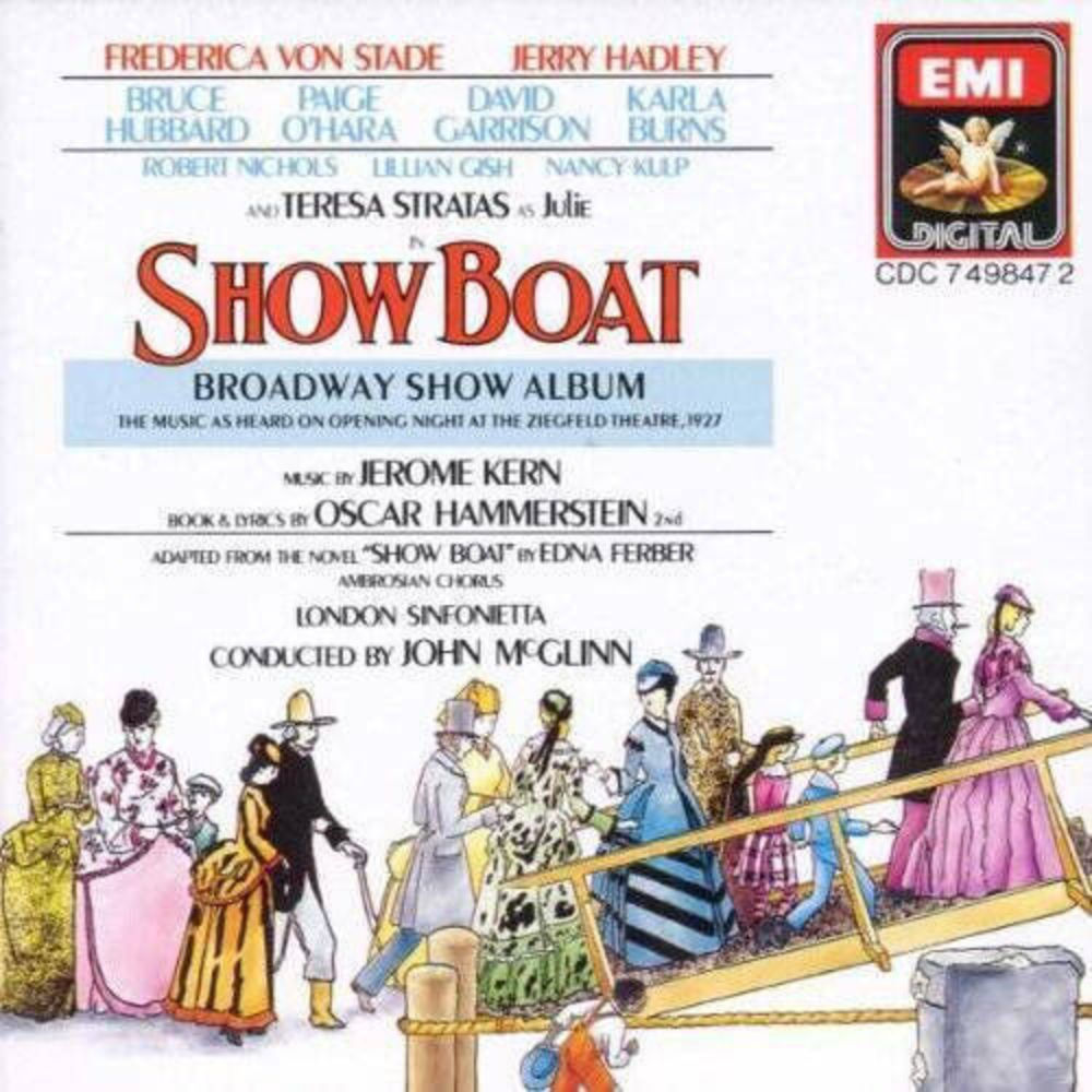 SHOW BOAT - 1988 EMI DIGITAL 3-CD BOX SET WITH 134 PAGE BOOK